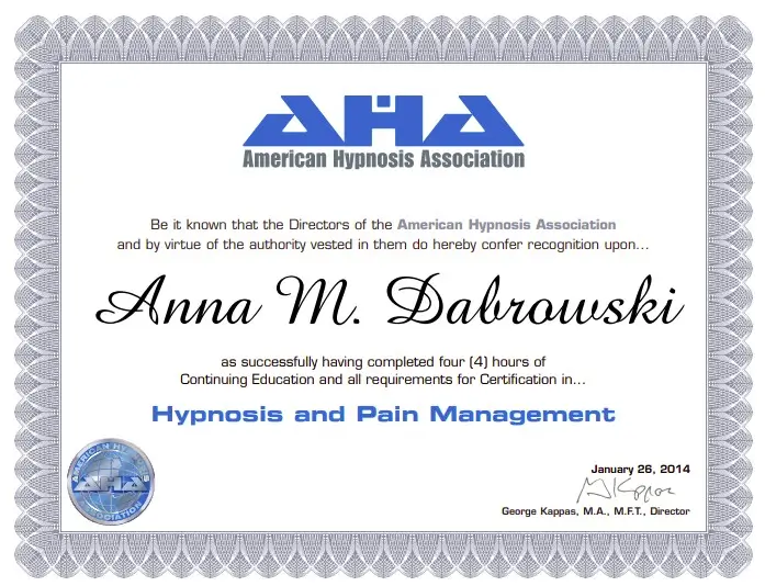 Hypnosis and Pain Management AHA